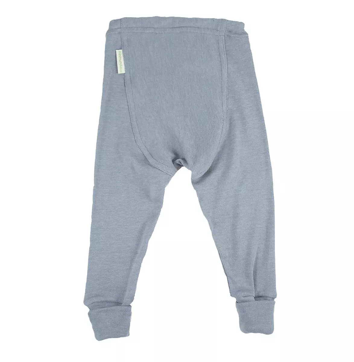 Babybyxa muddfot grå ekologisk bomull - Bild 4