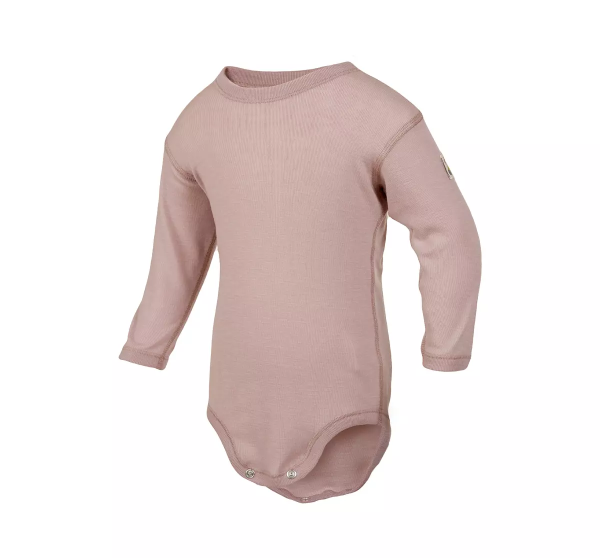Body av ekologisk merinoull rosa - Bild 2